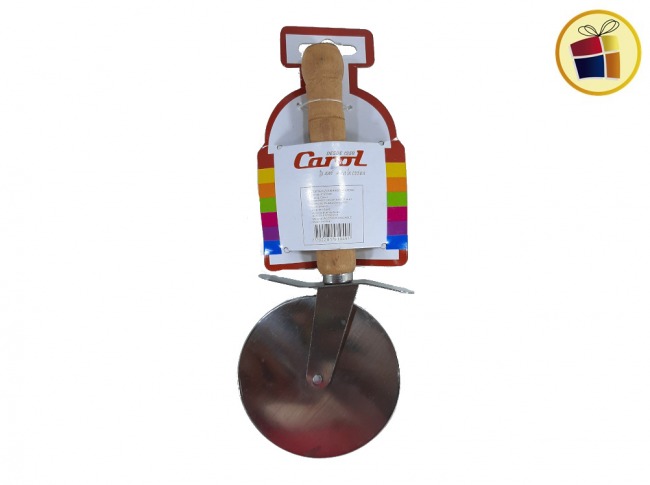 CORTA PIZZA CAROL MANGO MADERA 19.5 CM (91049/910491)