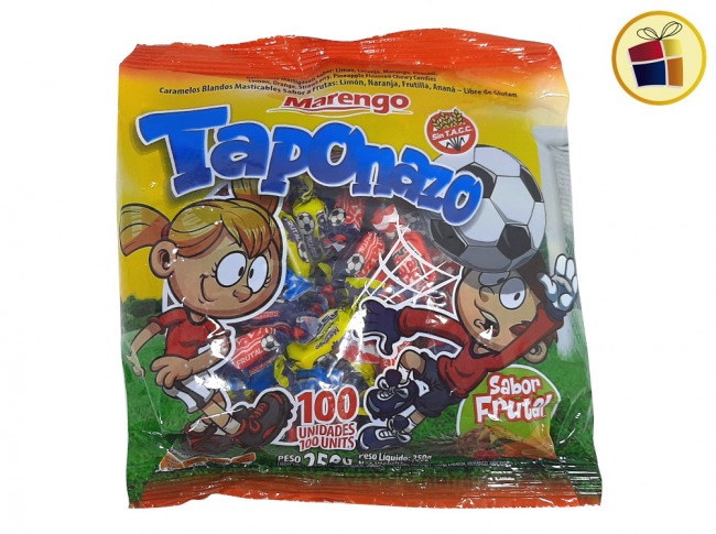 (P.C1.C2.)MASTICABLE TAPONAZO FRUTAL X100 UND (01620/22539) GOLOSO
