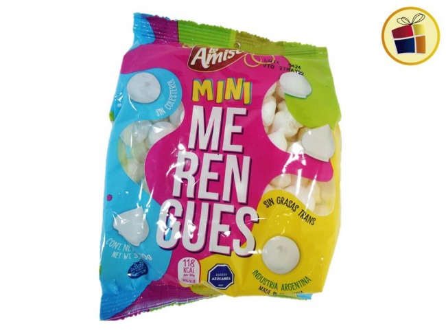 MERENGUE MINI BLANCO X100GR (00152) LA AMISTAD 