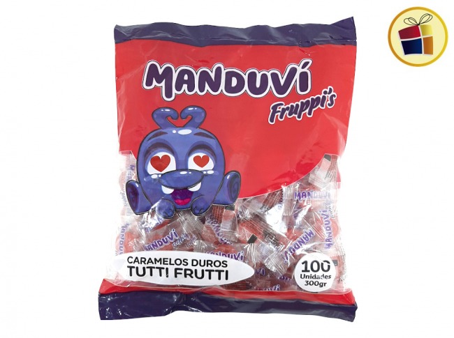 CARAMELO TUTTI FRUTTI X100 UND (0032/81258) MANDUVI