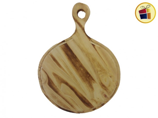 TABLA PIZZERA DE MADERA TOSTADO 45X34 (183/604806)