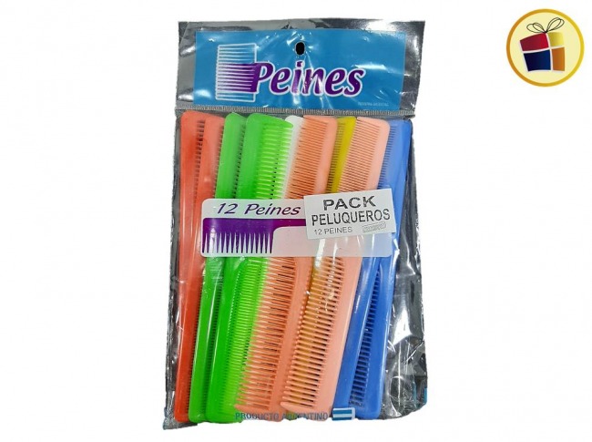 ###PEINE PELUQUERO X12 (113738) TONY FANO