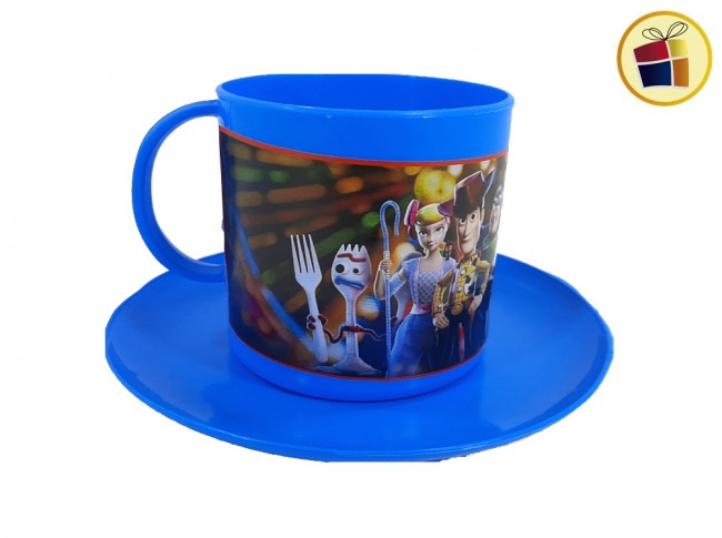 SET ESCOLAR TAZA +PLATO PERSONAJES EL PROGRESO (251727)