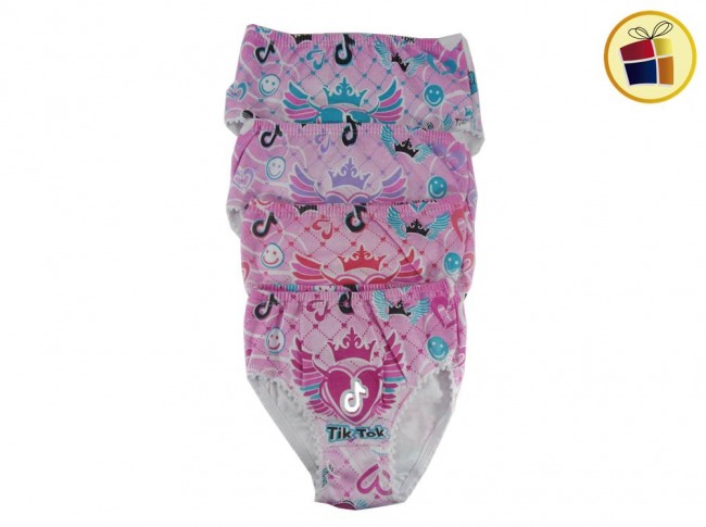 BOMBACHA PARA NENA ESTAMPA TIK TOK (71998)