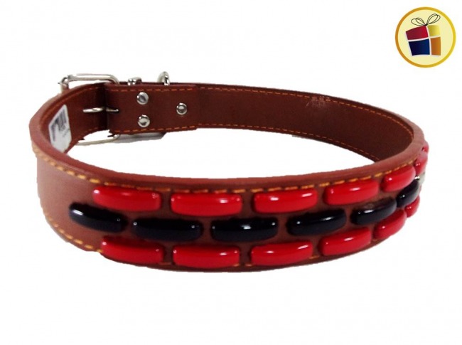 (50/30%) COLLAR PARA PERRO CON TACHAS 3X62.5 CM (139585/015-14-1)