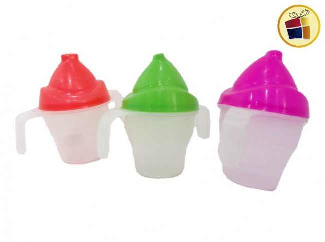 VASO SORBITO TOMA SOLITO TAPA CUCURUCHO 13CM PLASTICO NORTE  (335101)