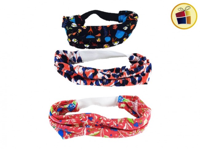 VINCHA DE TELA ESTAMPADA CON ELASTICO (06965/33-12-05)