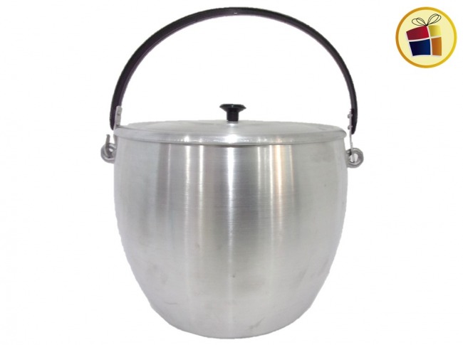 OLLA BOMBE N°24 ALUMINIO CON ARCO CHAROL ALMANDOZ  (104/620796)