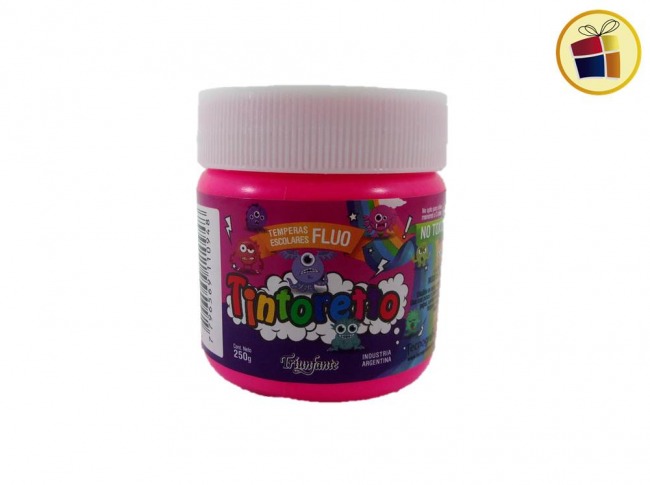 TEMPERA POTE TINTORETTO 250 GRS ROSA FLUO (110948)