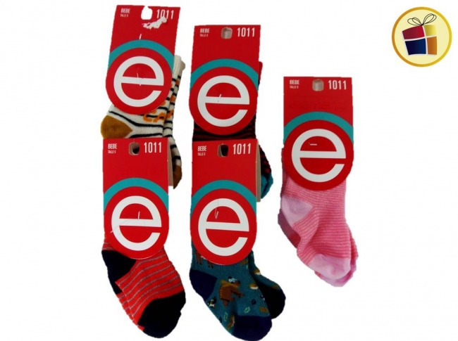 MEDIA PARA BEBE ESTAMPADA T0 ELEMENTO (01101/1011)