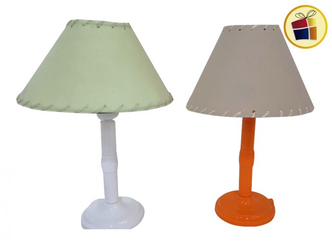 VELADOR PLASTICO CON PANTALLA 35 CM CERAMICA RM (669759)