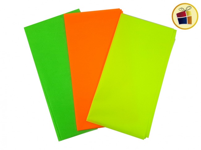 PAPEL SEDA BARRILETE COLOR FLUOR (559792)