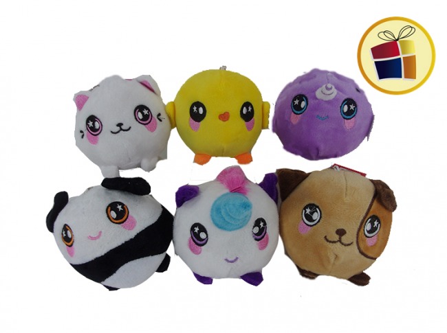 LLAVERO PELUCHE PELOTA ANIMALITOS YANI TOYS (86619/LL0022)