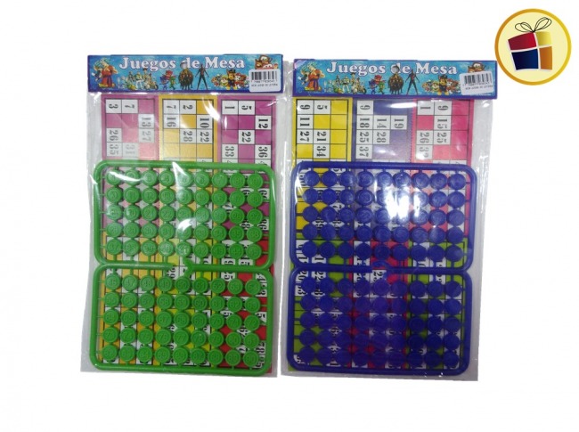 N23 JUEGO DE LOTERIA X12 PLASTICA  EL PROGRESO (11597/030343)