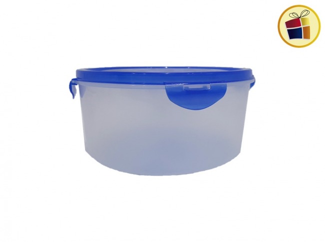 HERMETICO CONTENEDOR REDONDO CON TRABA 1.600LTS DIF PLAST (592249/419)