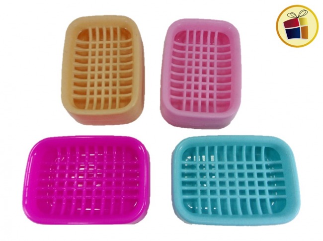 JABONERA CON REJILLA DIF PLAST 12.5X9CM (00402/300/663000)