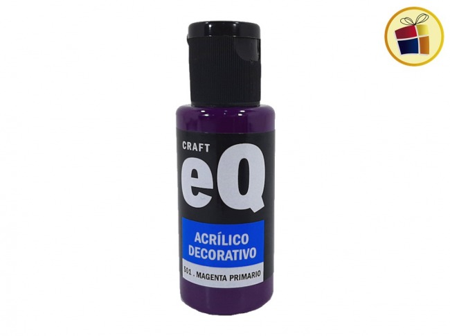 PINTURA ACRILICO DECORATIVO EQ MAGENTA PRIMARIO (501/008501)