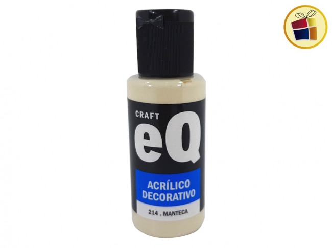 PINTURA ACRILICO DECORATIVO EQ MANTECA 50 CC (214/008525)
