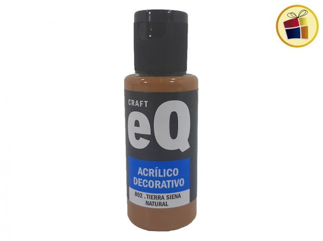 PINTURA ACRILICO DECORATIVO EQ TIERRA SIENA NATURAL (802/008662)