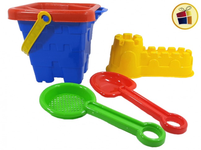 SET PLAYA BALDE CERNIDOR +2 PALAS + MOLDE IDEAS (857Y/538573)