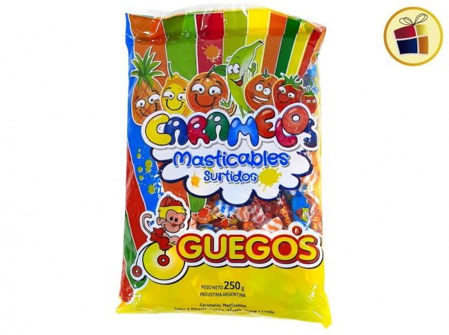 CARAMELO MASTICABLES GUEGOS X30UN (000118/40018)MANDUVI