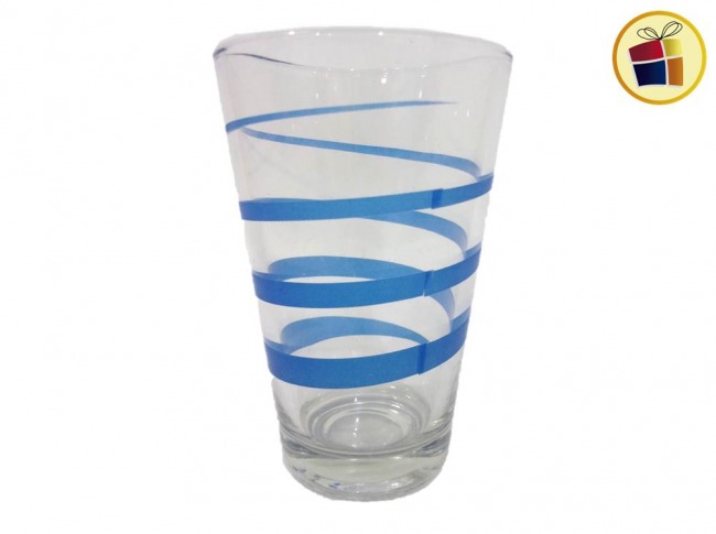 VASO DE VIDRIO TANGO ESPIRAL AZUL 400 CC DURAX (D153/411186)