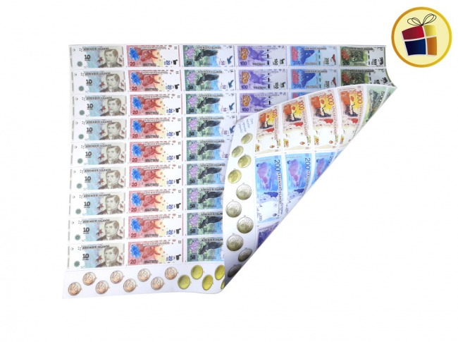 CARTULINA FANTASIA BILLETES (ALFA) (042365)