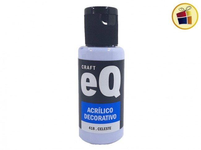 PINTURA ACRILICO DECORATIVO CELESTE EQ (418/315834)