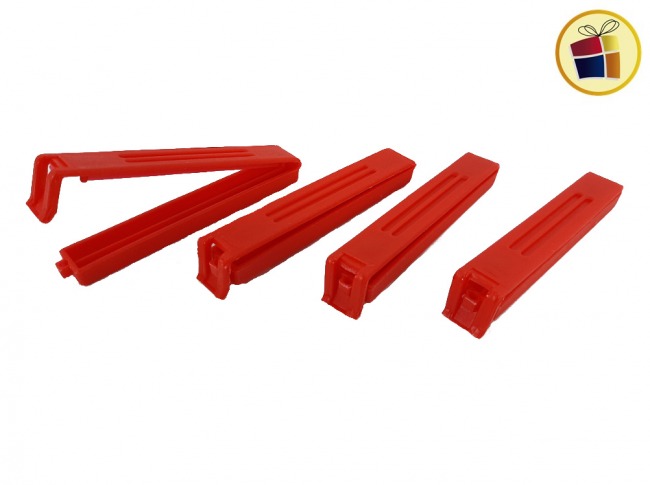 BROCHE CIERRA BOLSA X 4 EN BOLSA MATRICERIA (101/781011)