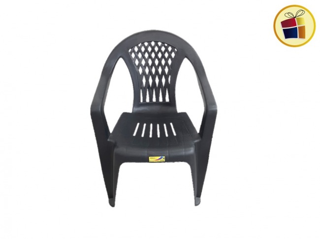 SILLA DE JARDIN MICA COLOR NEGRO QUALITY (040173)