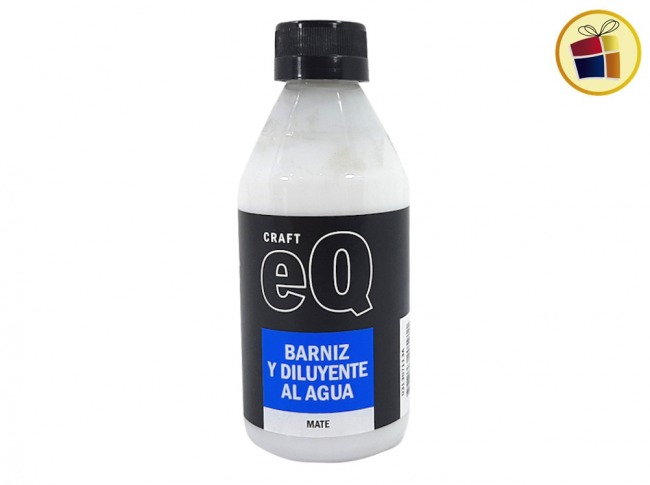 BARNIZ Y DILUYENTE AL AGUA MATE 250 CC EQ (205911)