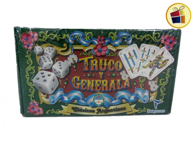 JUEGO DE MESA CLASICO TRUCO Y GENERALA  EN CAJA TOTO GAMES (JM2041/820415)