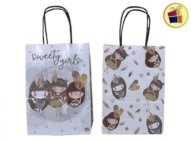 BOLSA ACUARIO CARTON SWEETY GIRIS 14X20 (15298) PANA PACK