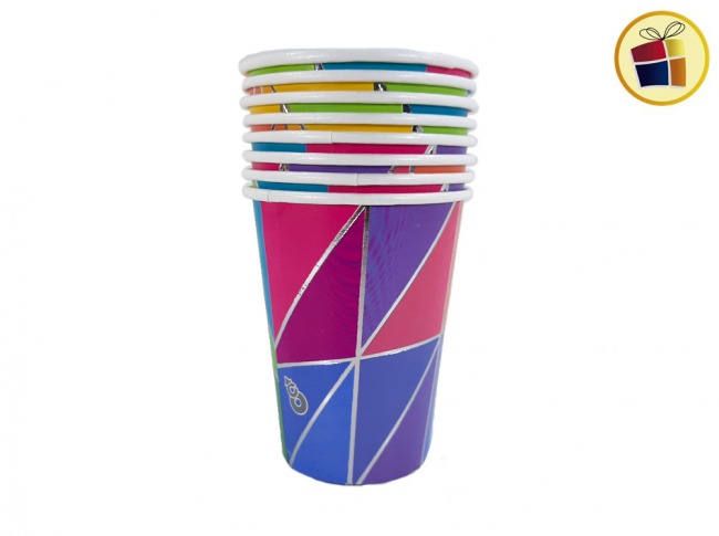 VASO X8 STAMP MARMOLADO MULTICOLOR (SMM163/02844) OTERO