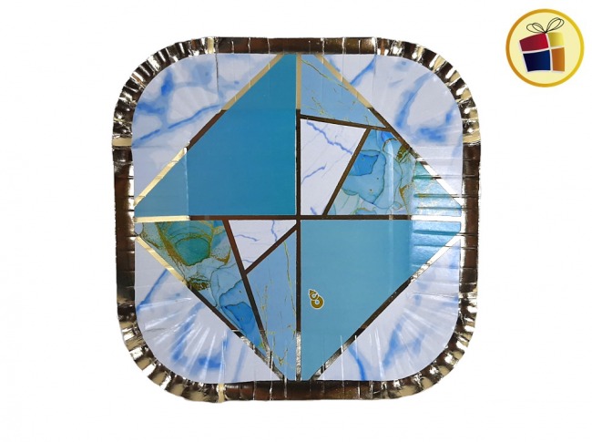 PLATO X8 MARMOLADO CELESTE (SMC501/02901) OTERO