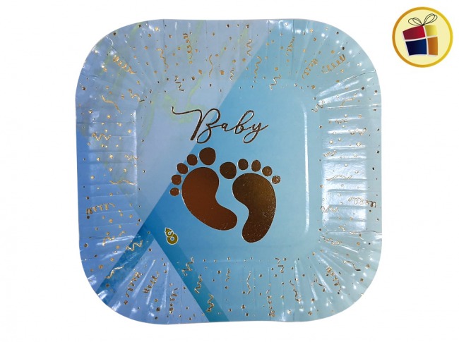 PLATO X8 STAMPA BABY CELESTE (SBC501/03117) OTERO