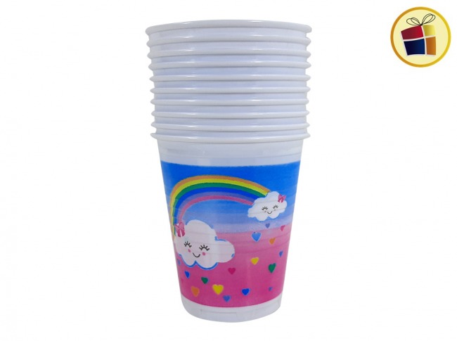 VASO NUBECITA X10 (9056/04244) GOL MUNDO