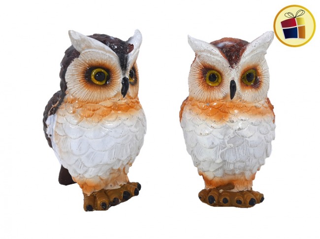 ADORNO BUHO POLIRRESINA 10CM NICO (6956-4/517508)