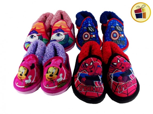 (30%)PANTUFLA HORNITO INFANTIL ESTAMPADO (62649/608-65)