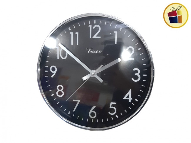 RELOJ CROMO REDONDO PARED 23CM POKA (CA4793/068371)