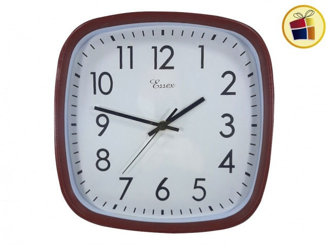 RELOJ PARED CUADRADO COLOR 30CM POKA (CA4797/068418)