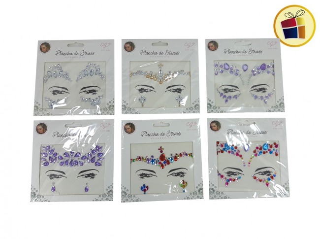 (PC-C1-C2-R-F-B-RCIA)GEMAS STRASS MEDIANAS PARA ROSTRO (00363/2890)