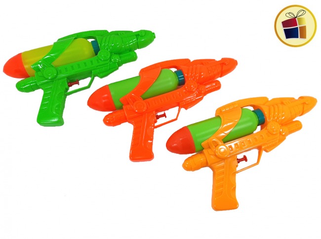 PISTOLA LANZA AGUA SIMIL ESPACIAL CON TANQUE 28CM POKA  (3.88-E4/SD2529/800013/025296)