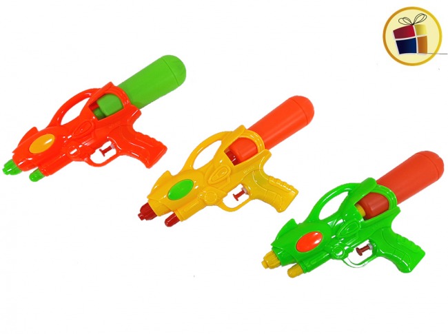 PISTOLA ACRILICA LANZA AGUA TANQUE 27CM POKA (SD2582/025821)