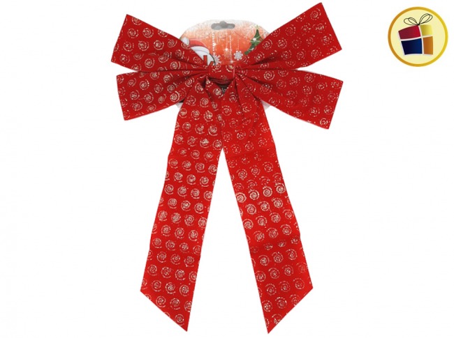 MOÑO NAVIDEÑO DECORADO 28CM POKA (NS203490/121496)