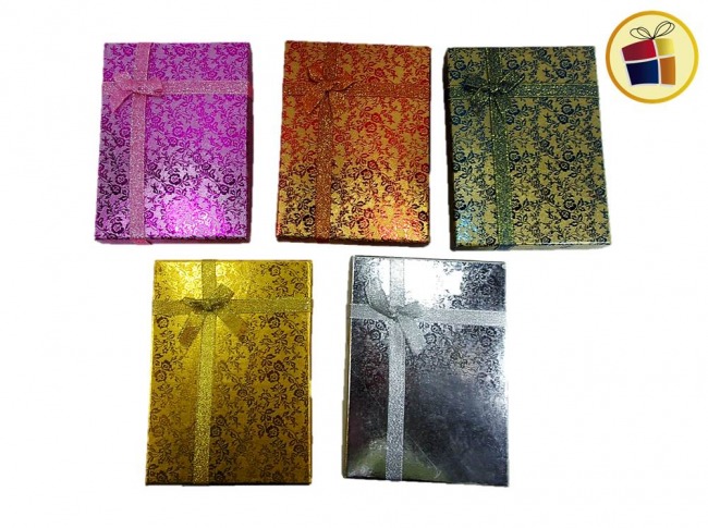 CAJA PARA REGALO GRANDE SATINDA CON MOÑO CH (17218)