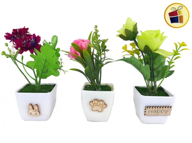 ADORNO IMAN PLANTA CON MACETA (471743/C-947-17-4)