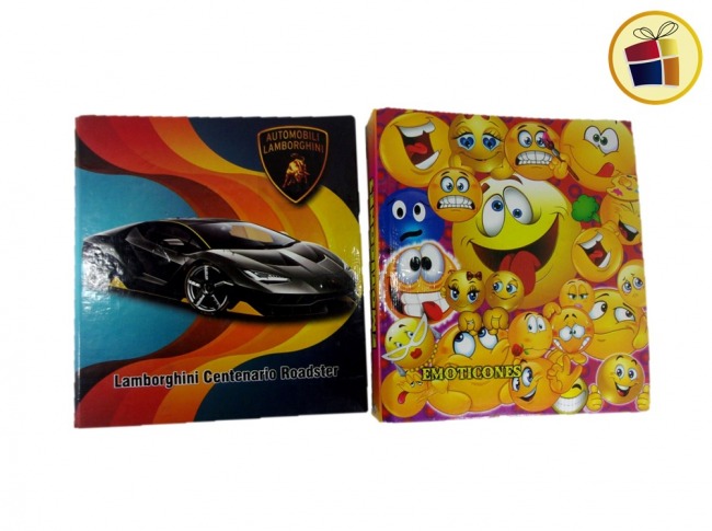 CARPETA CARTONE 3 ANILLOS ESCOLAR V/MODELOS (545261)