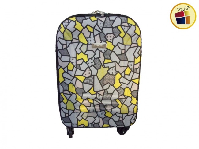 VALIJA CHICA ESTAMPADA CON TRABA NUMERICA LUNDEN (171886)