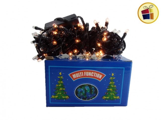 LUZ NAVIDEÑA ARROZ BLANCA  X100 FOCOS  CABLE FINO ATHAND (251159/115/311017)